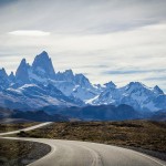 Caminho para El Chaltén - Vista para as montanhas