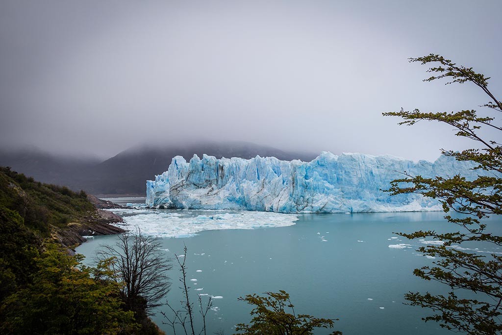 El Calafate - Glaciar Perito Moreno - Vista para o glaciar e o lago