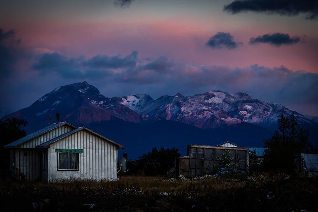 Puerto Natales - Cabana do Santi - Vista da cabana