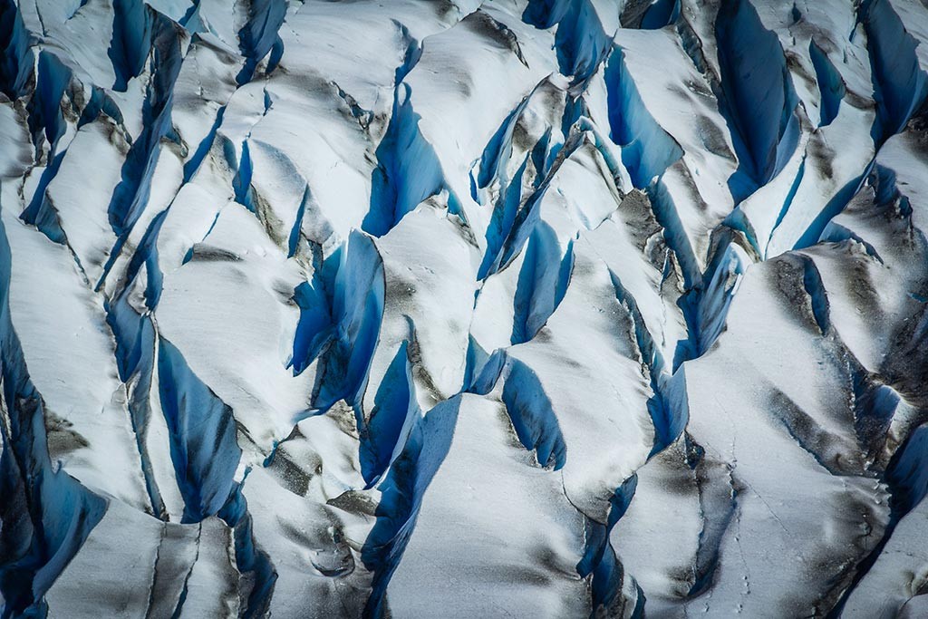 Torres del Paine - Trilha Perros para Paso - Texturas do glaciar Grey