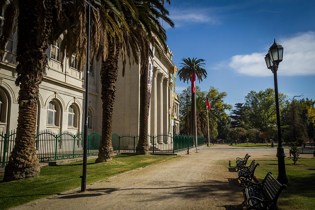 Santiago - Parque Quinta Normal - Entrada do Museu Nacional de História Natural