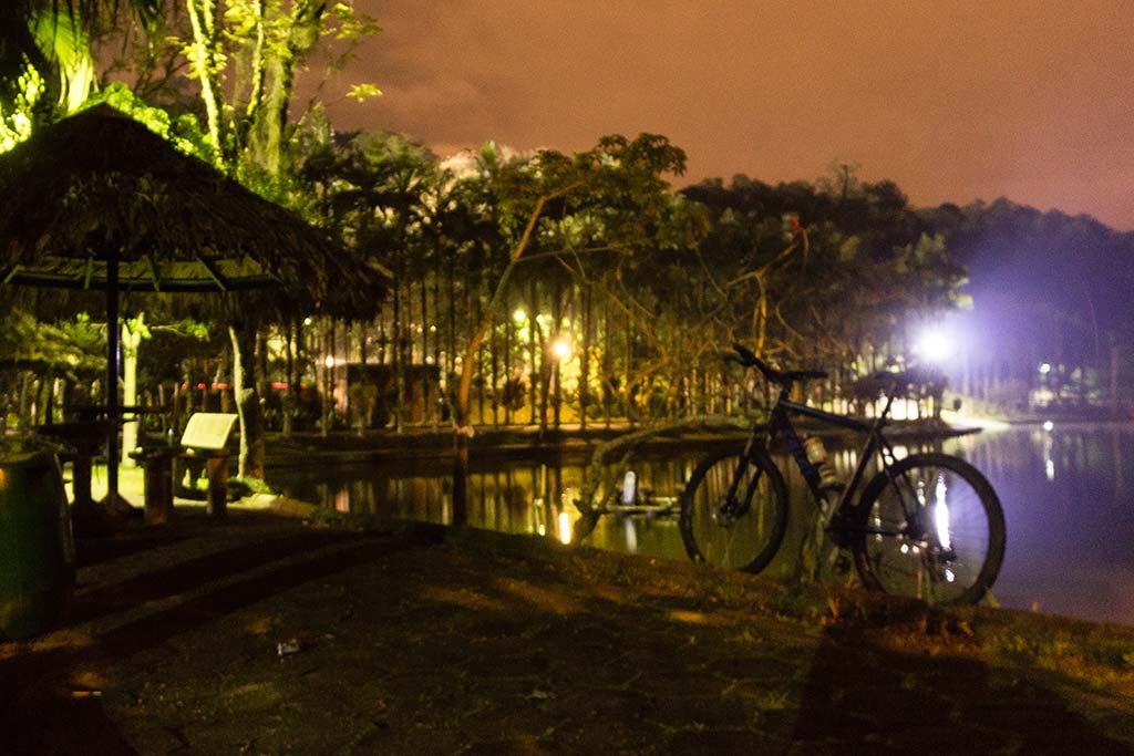 Pedal de treino - Parque Malwee - Jaraguá do Sul - Bike e quiosque